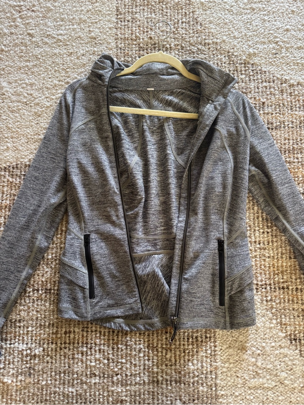 Women’s Gray Lululemon Zip Hoodie